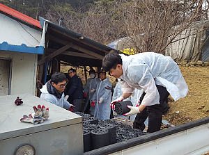 가사지원(우우회 연계 연탄지원)